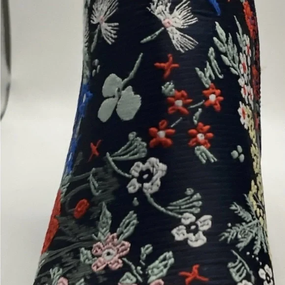 Indigo Rd Floral Embroidered Block Heel Ankle Boots Bootie Boho – Women's 7 - Picture 6 of 7